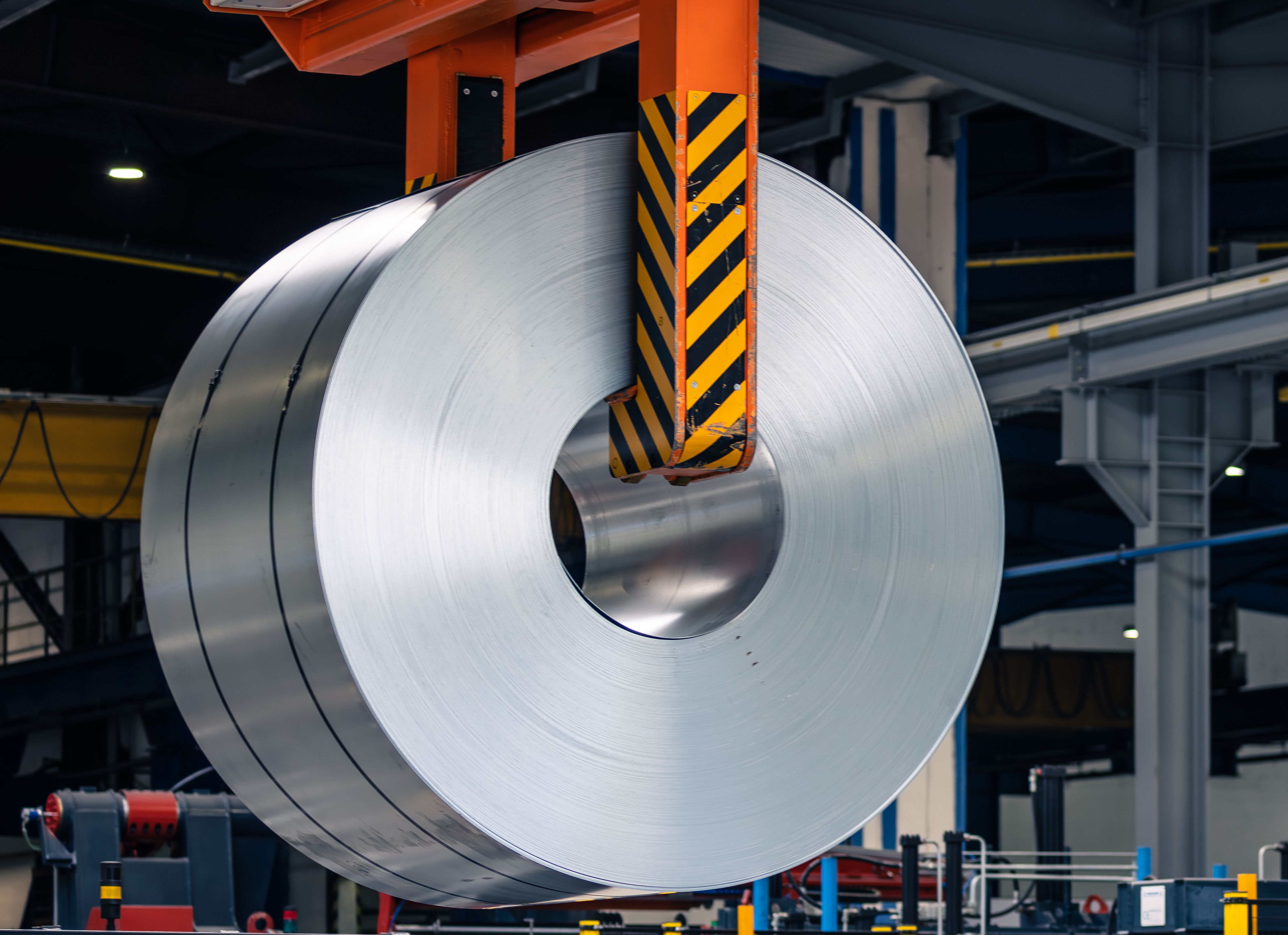 Electrolytically galvanized steel coils, strips and sheets